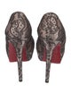 Christian Louboutin Lace Lace Pattern Pumps