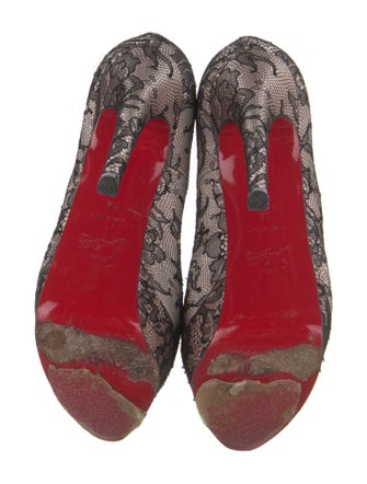 Christian Louboutin Lace Lace Pattern Pumps