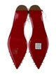 Christian Louboutin PVC Studded Accents Slingback Flats