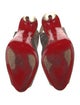 Christian Louboutin Glitter Animal Print Slingback Pumps