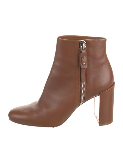 Christian Louboutin Spike Accents Leather Boots