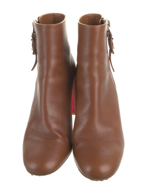 Christian Louboutin Spike Accents Leather Boots