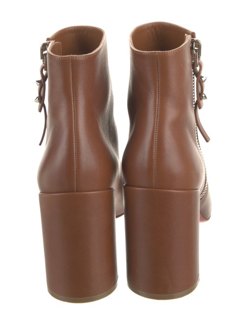 Christian Louboutin Spike Accents Leather Boots