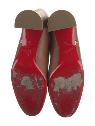 Christian Louboutin Spike Accents Leather Boots