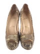 Christian Louboutin Python Animal Print Pumps
