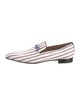 Christian Louboutin Canvas Striped Loafers