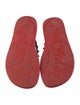 Christian Louboutin Spike Accents Rubber Flip Flops