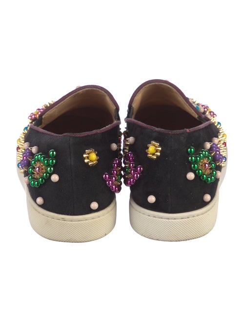 Christian Louboutin Suede Printed Sneakers
