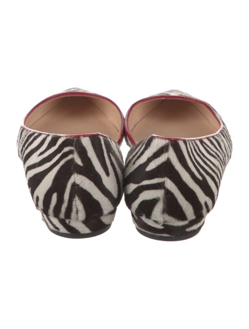 Christian Louboutin Ponyhair Printed D'Orsay Flats