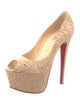 Christian Louboutin Python Animal Print Pumps