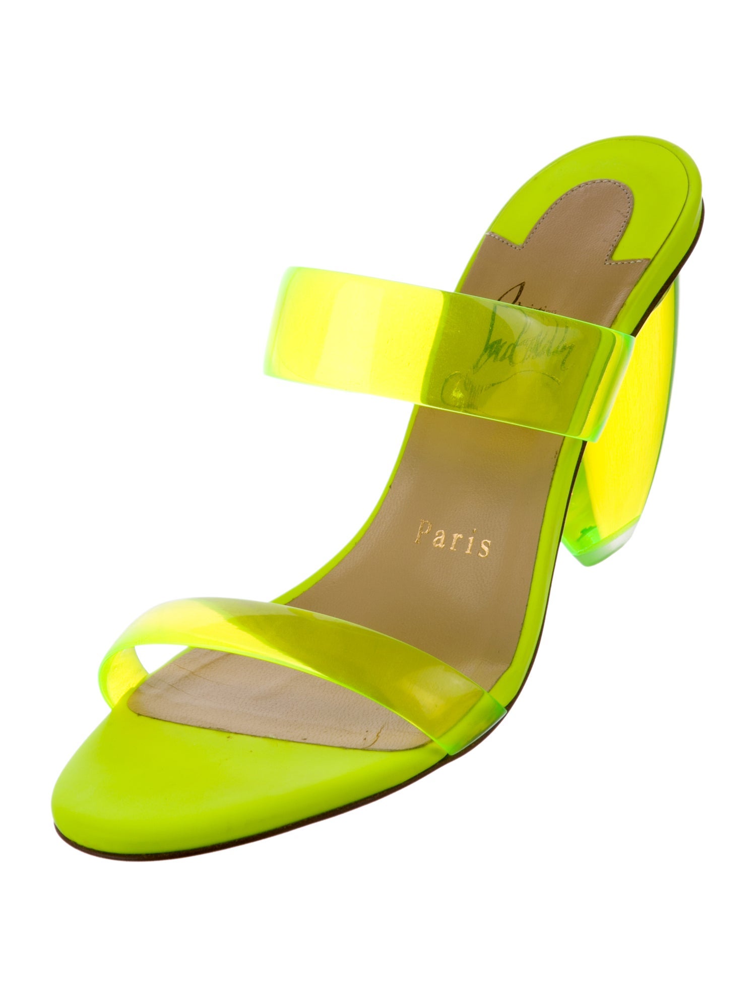 Christian Louboutin PVC Slides