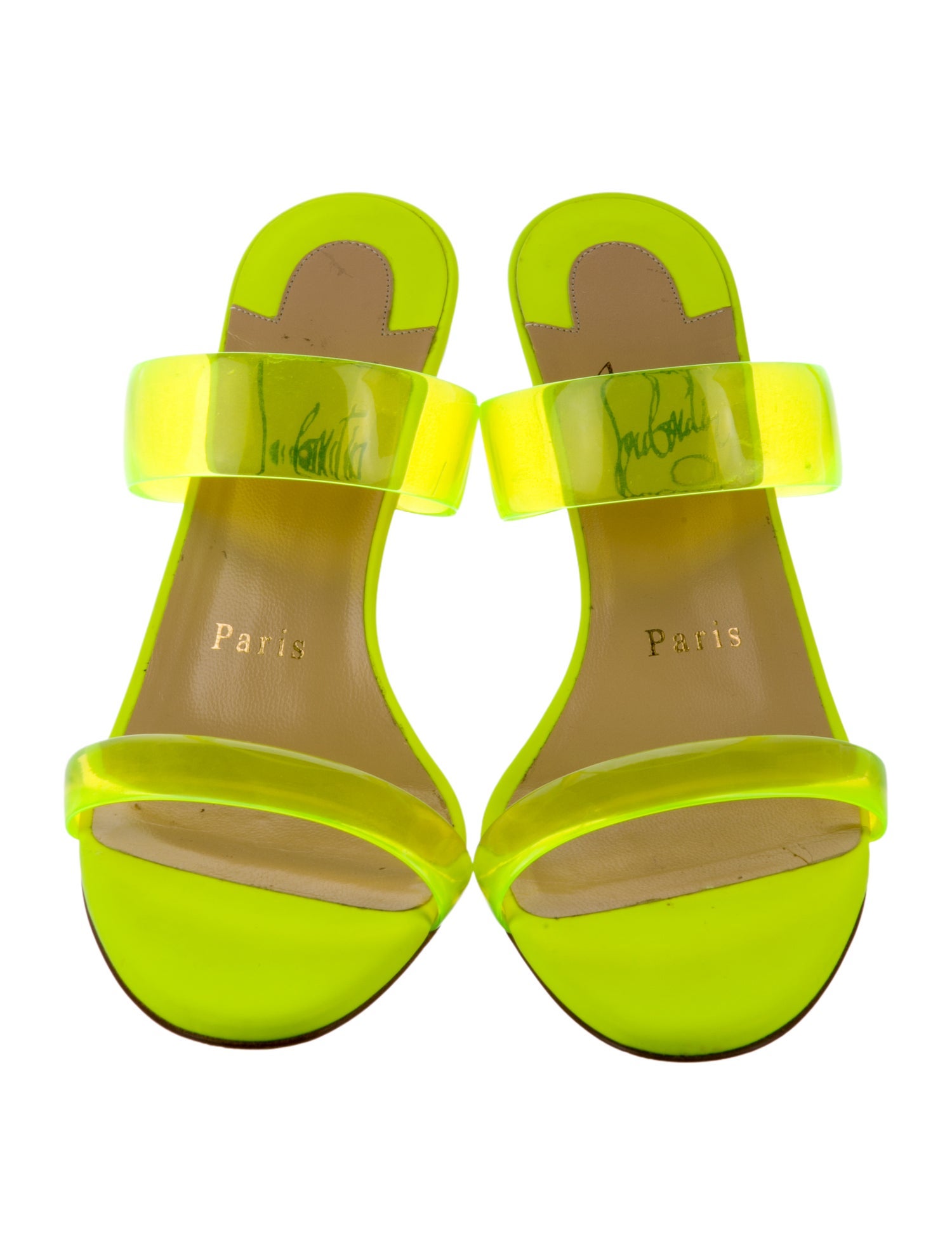 Christian Louboutin PVC Slides