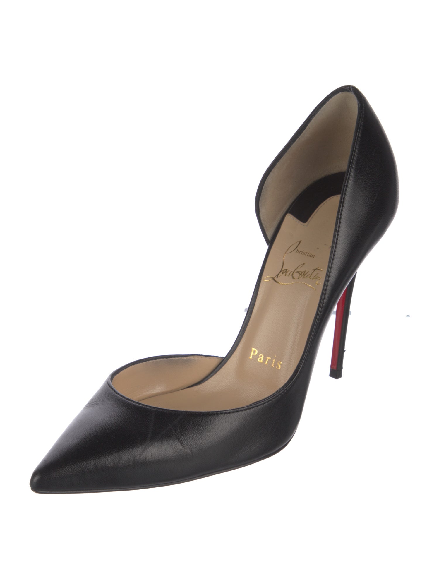 Christian Louboutin Leather D'Orsay Pumps