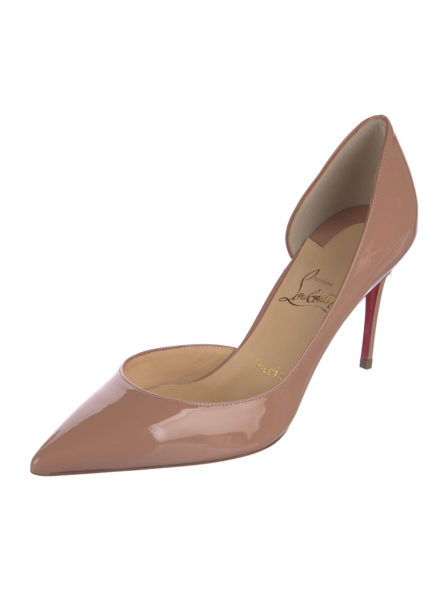 Christian Louboutin Patent Leather D'Orsay Pumps