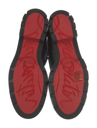 Christian Louboutin Leather Combat Boots