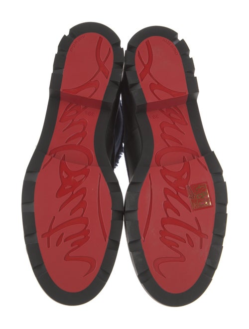 Christian Louboutin Leather Combat Boots