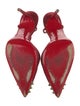 Christian Louboutin Suede T-Strap Pumps