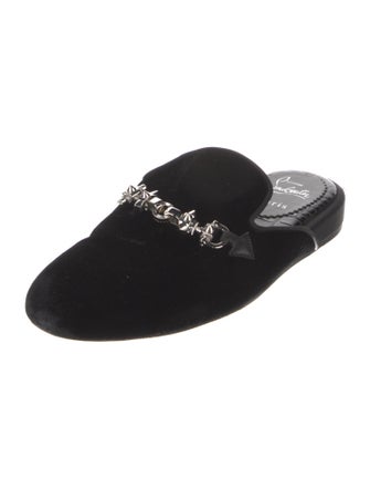 Christian Louboutin Velvet Mules