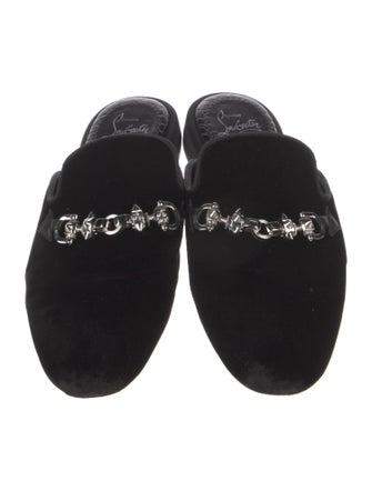 Christian Louboutin Velvet Mules