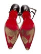 Christian Louboutin Suede T-Strap Pumps