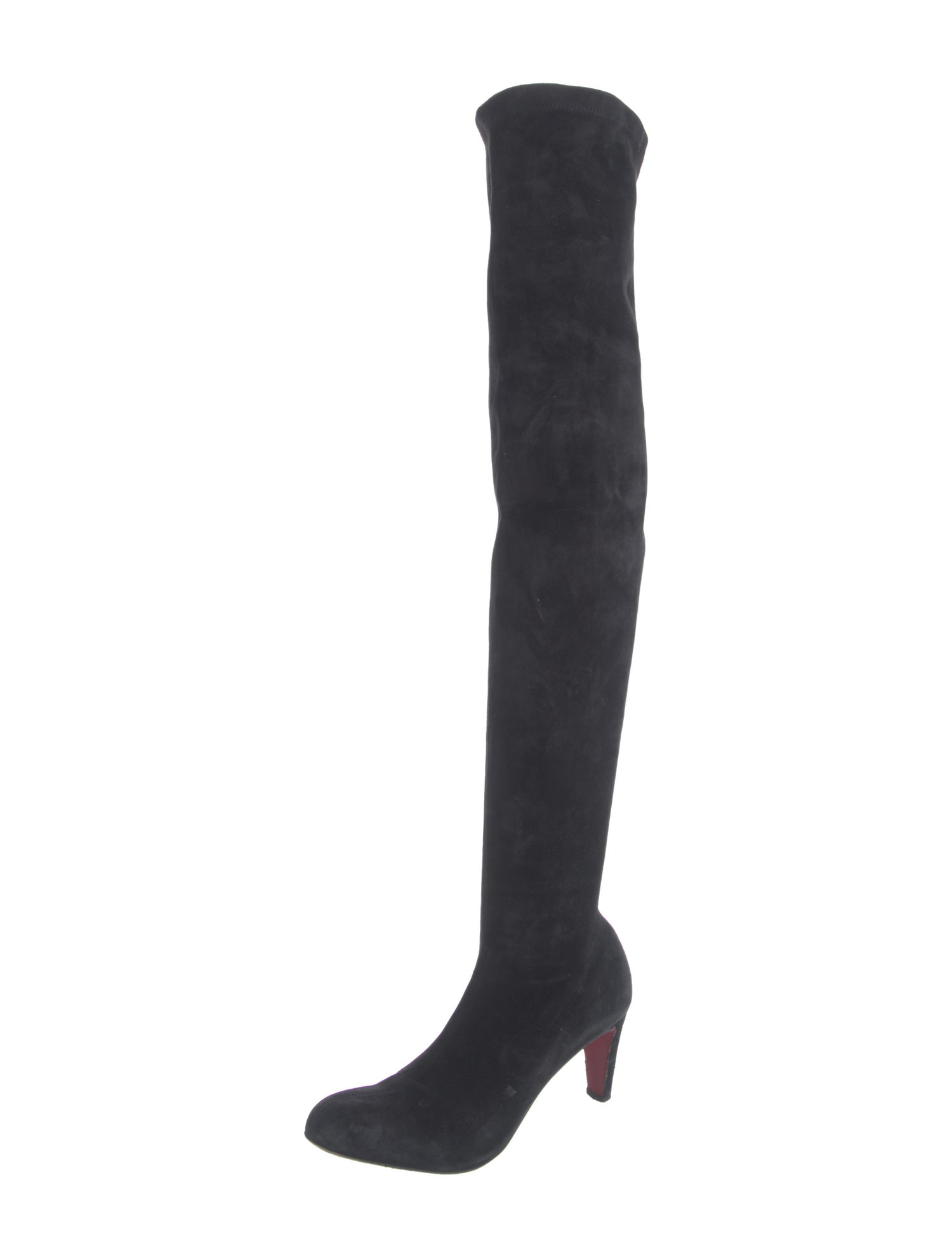 Christian Louboutin Suede Sock Boots