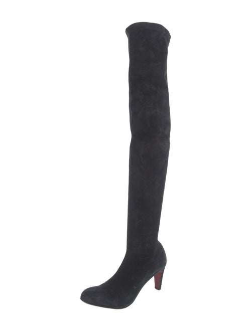 Christian Louboutin Suede Sock Boots