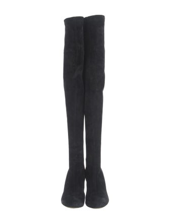 Christian Louboutin Suede Sock Boots