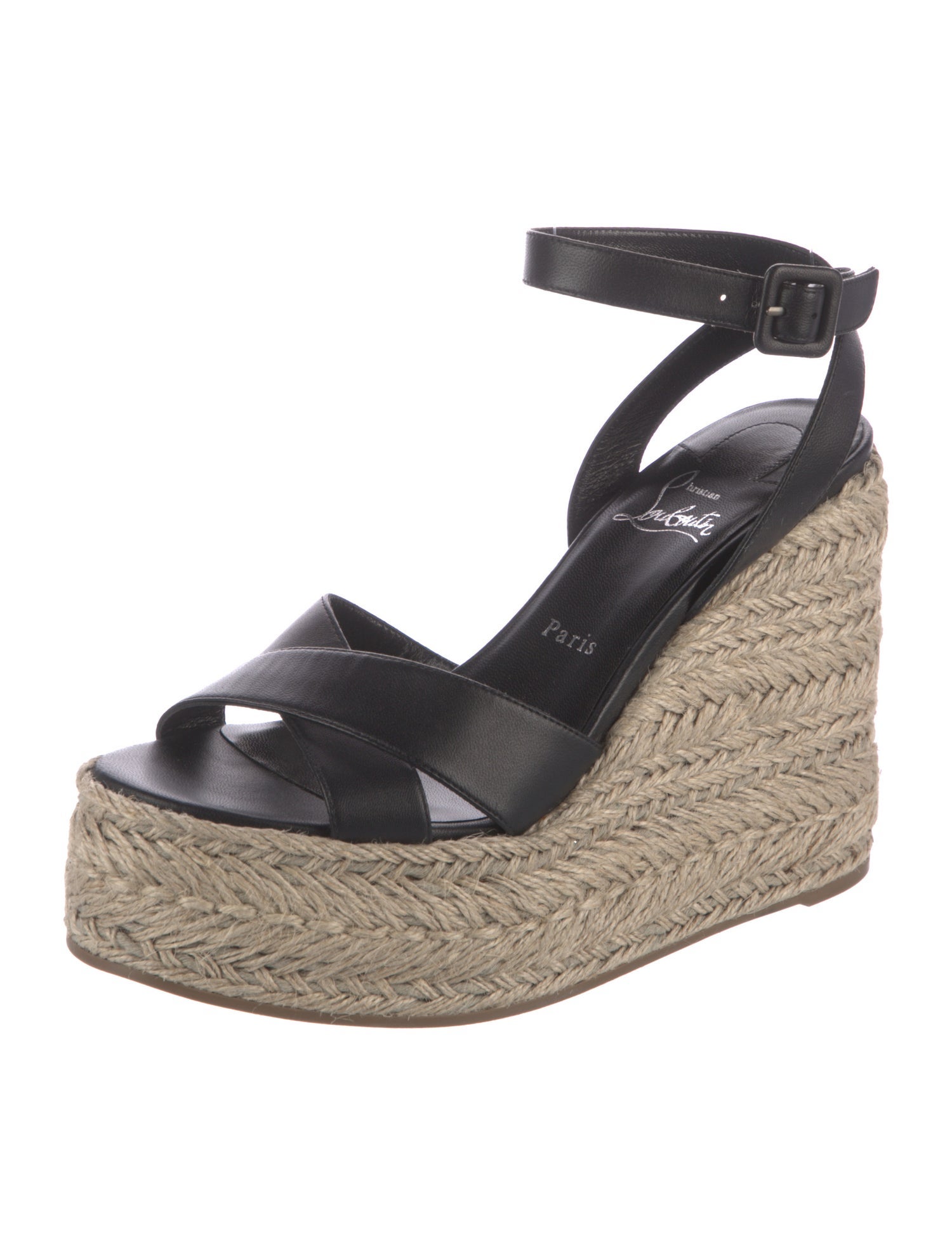 Christian Louboutin Leather Espadrilles