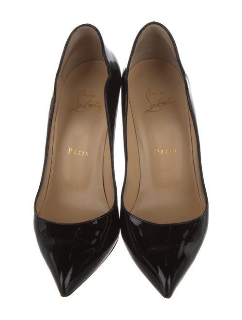 Christian Louboutin Patent Leather Scalloped Accent Pumps