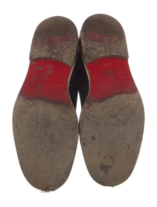 Christian Louboutin Suede Derby Shoes