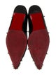 Christian Louboutin Spike Accents Leather Ballet Flats