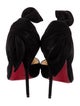 Christian Louboutin Suede D'Orsay Pumps