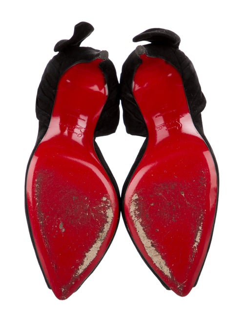Christian Louboutin Suede D'Orsay Pumps