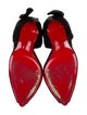 Christian Louboutin Suede D'Orsay Pumps