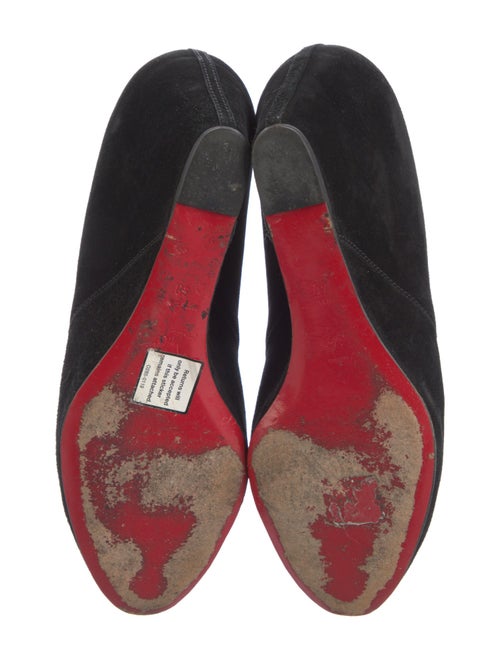 Christian Louboutin Suede Lace-Up Boots