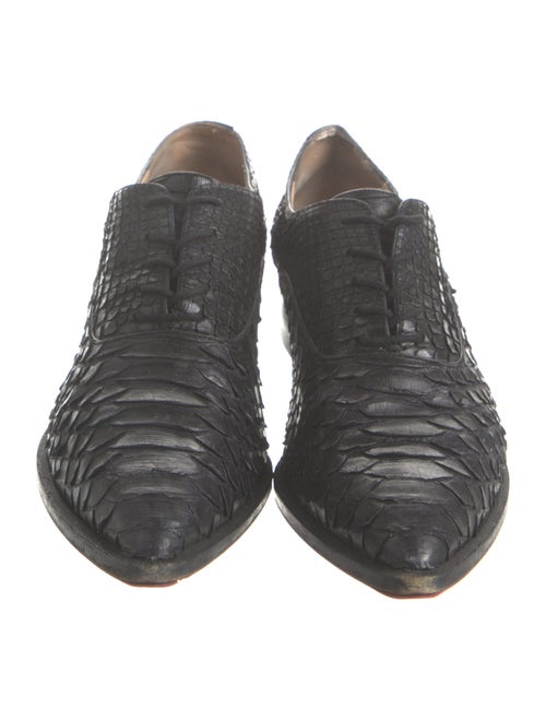 Christian Louboutin Python Animal Print Oxfords