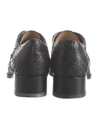 Christian Louboutin Python Animal Print Oxfords