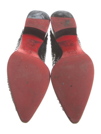 Christian Louboutin Python Animal Print Oxfords