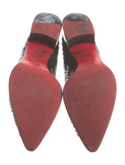 Christian Louboutin Python Animal Print Oxfords