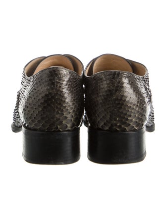 Christian Louboutin Python Animal Print Oxfords