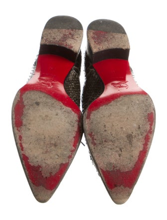 Christian Louboutin Python Animal Print Oxfords