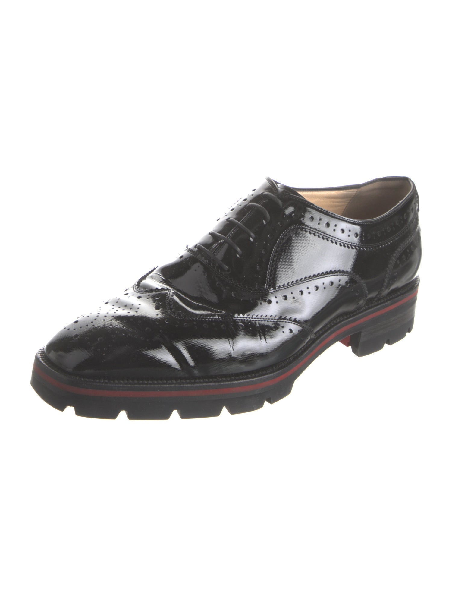 Christian Louboutin Patent Leather Oxfords