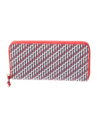 Christian Louboutin Monogram Pattern Continental Wallet