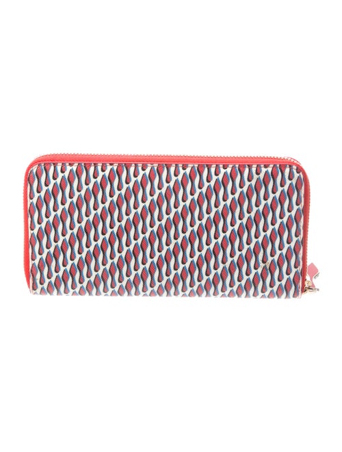 Christian Louboutin Monogram Pattern Continental Wallet