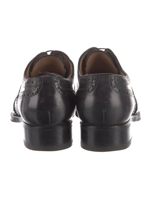 Christian Louboutin Leather Lasercut Accents Loafers