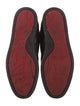 Christian Louboutin Spike Accents Leather Sneakers