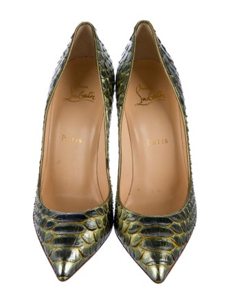 Christian Louboutin Python Pumps