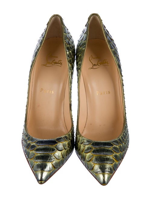 Christian Louboutin Python Pumps