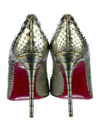 Christian Louboutin Python Pumps