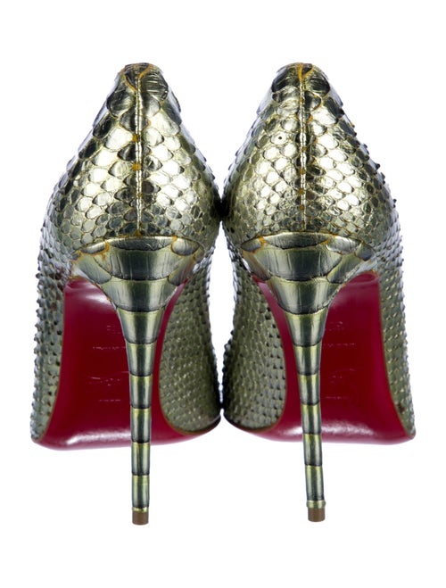 Christian Louboutin Python Pumps